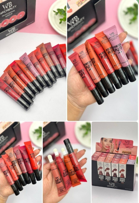 رژ لب مایع کوشنی وردا بیوتی (Warda Beauty) مدل Powder Puff – بافت پودری و مات