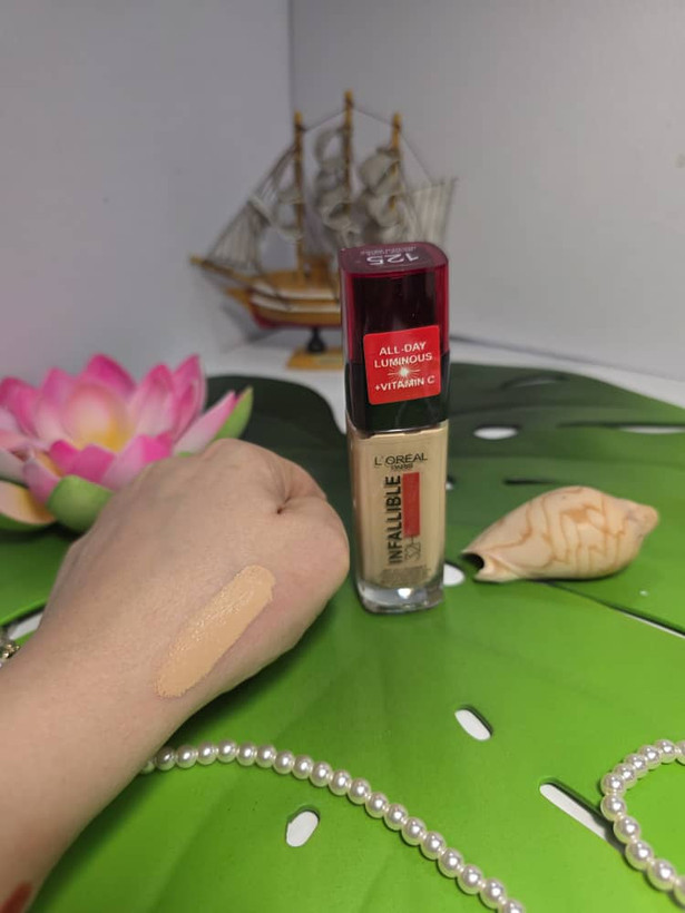 کرم پودر لورآل (L’Oréal) مدل Infallible 32H شماره ۱۲۵ – رنگ