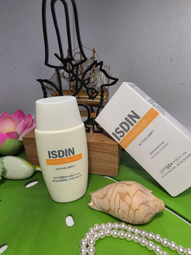 ضد آفتاب و ضد لک بیرنگ ایزدین (ISDIN) مدل Active Unify Fusion Fluid – حجم ۵۰ میل